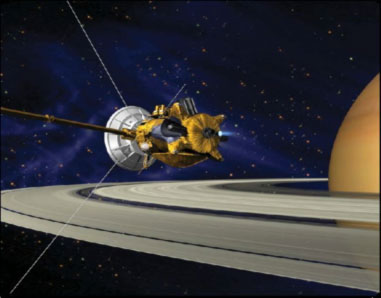 Pu-238 powers the Cassini Mission now orbiting Saturn. (NASA)