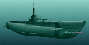 A nuclear submarine