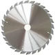Tungsten is used to harden saw blades.